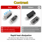 2Pcs HD LED Car Door Logo Projector Lights, Never Fade Welcome Puddle Lights Compatible with Cadillac, 3D Shadow Accessories