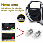 2Pcs HD LED Car Door Logo Projector Lights, Never Fade Welcome Puddle Lights Compatible with Cadillac, 3D Shadow Accessories