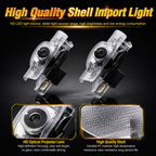 2Pcs HD LED Car Door Logo Projector Lights, Never Fade Welcome Puddle Lights Compatible with Lexus, 3D Shadow Accessories