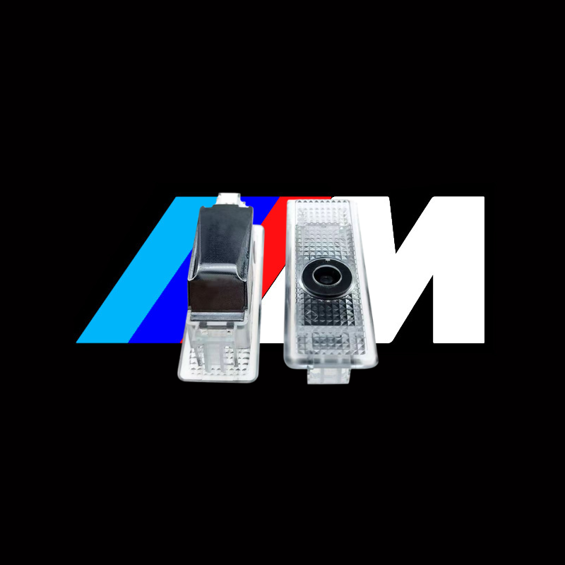 2Pcs HD LED Car Door Logo Projector Lights, Never Fade Welcome Puddle Lights Compatible with BMW, 3D Shadow Door Accessories