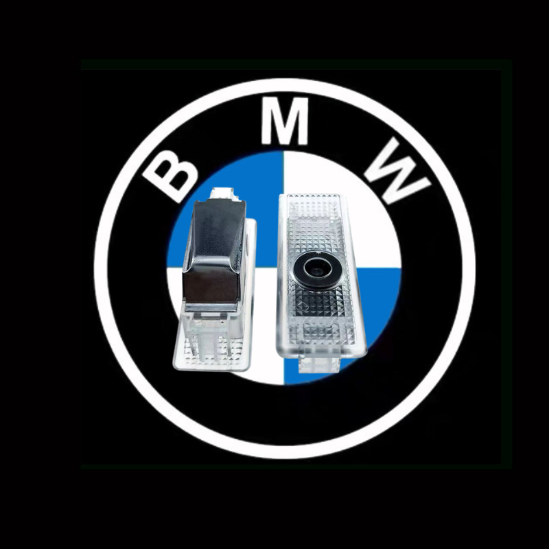 2Pcs HD LED Car Door Logo Projector Lights, Never Fade Welcome Puddle Lights Compatible with BMW, 3D Shadow Door Accessories
