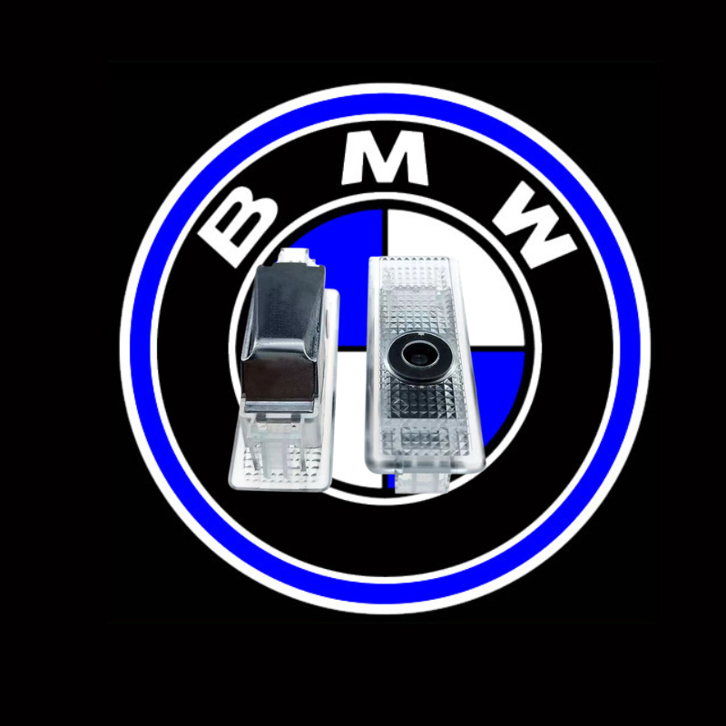 2Pcs HD LED Car Door Logo Projector Lights, Never Fade Welcome Puddle Lights Compatible with BMW, 3D Shadow Door Accessories