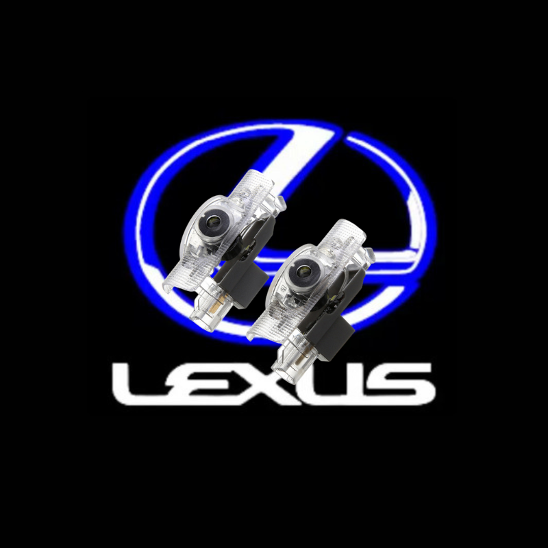 2Pcs HD LED Car Door Logo Projector Lights, Never Fade Welcome Puddle Lights Compatible with Lexus, 3D Shadow Accessories