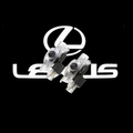 2Pcs HD LED Car Door Logo Projector Lights, Never Fade Welcome Puddle Lights Compatible with Lexus, 3D Shadow Accessories