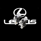 2Pcs HD LED Car Door Logo Projector Lights, Never Fade Welcome Puddle Lights Compatible with Lexus, 3D Shadow Accessories