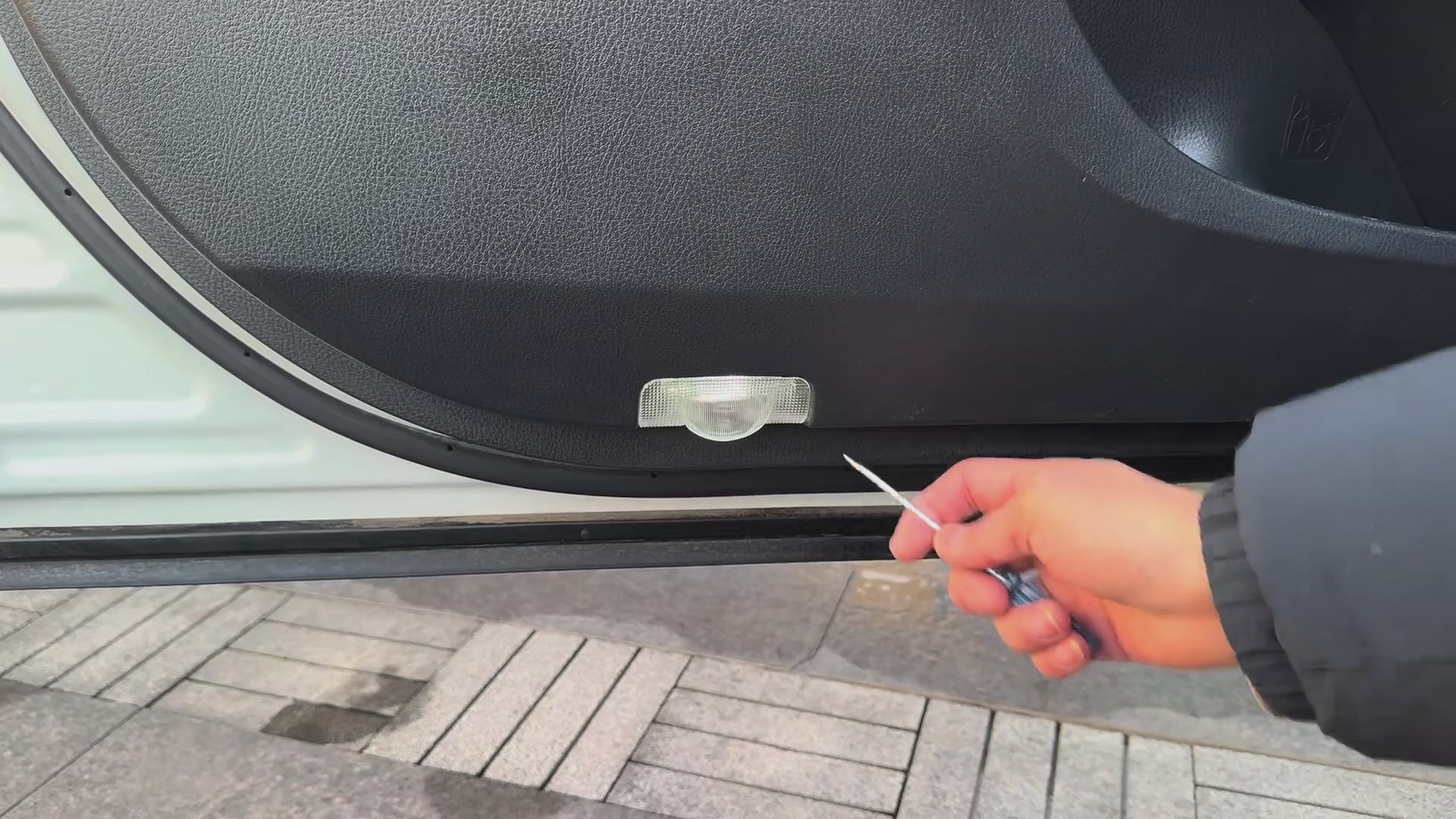 2Pcs HD LED Car Door Logo Projector Lights, Never Fade Welcome Puddle Lights Compatible with Toyota, 3D Shadow Accessories