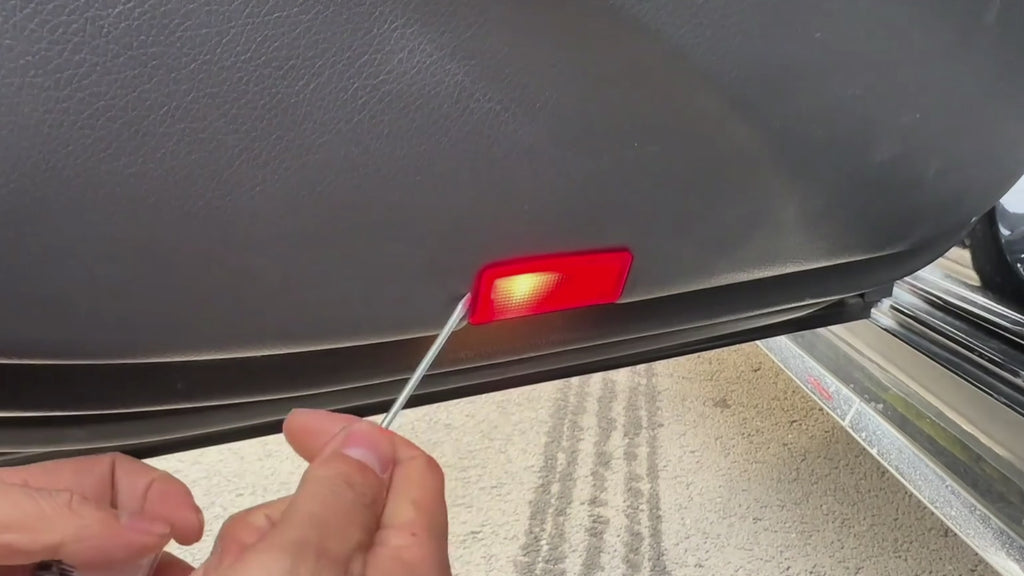 2Pcs HD LED Car Door Logo Projector Lights, Never Fade Welcome Puddle Lights Compatible with Mercedes-Benz, 3D Shadow Accessories
